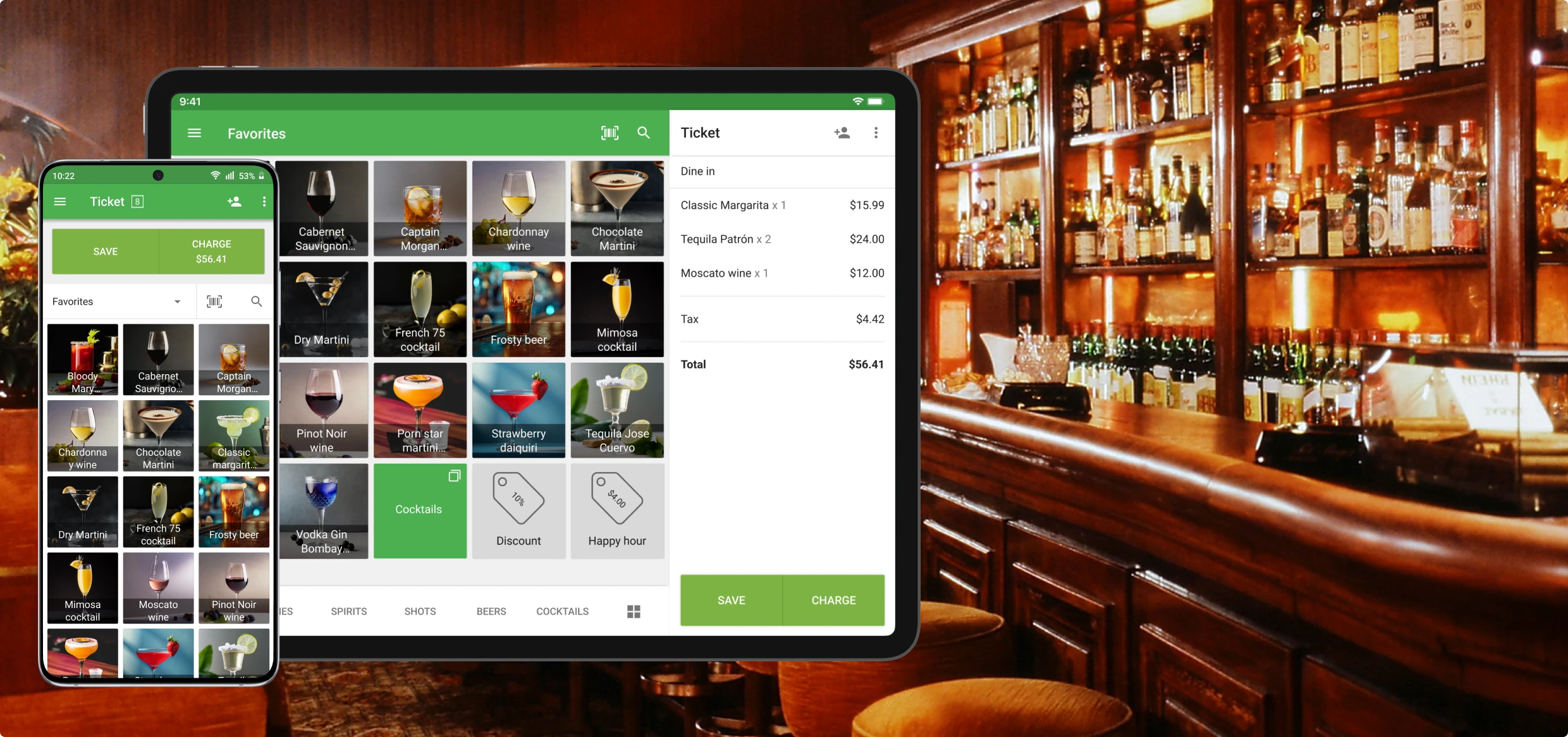 Point-of-sale system visual illustrating a digital checkout and sales-management workflow